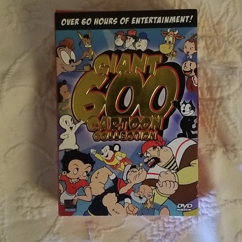 Giant 600 Cartoon Collection dvd's